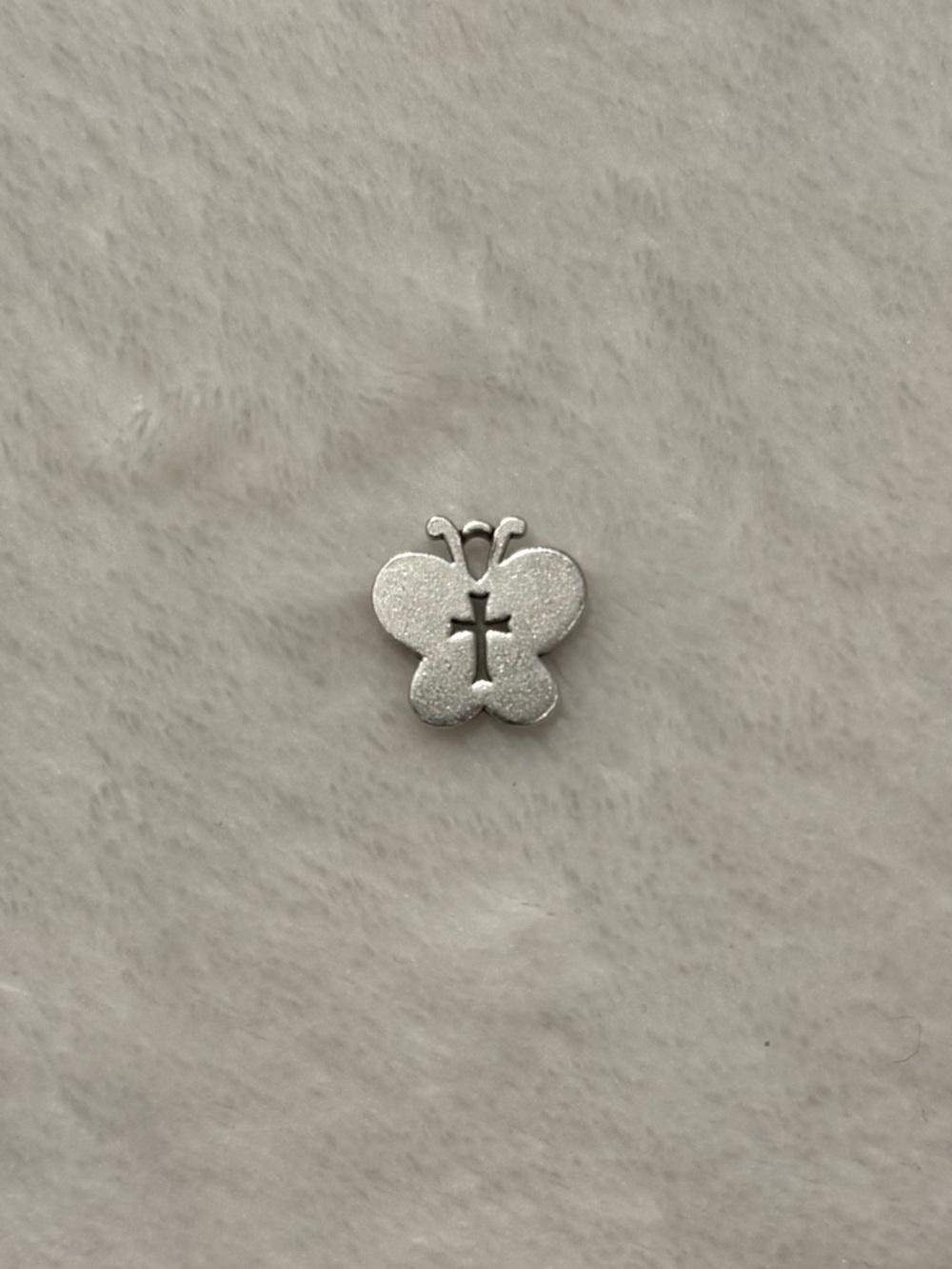 Retired James Avery Butterfly with Cross Cutout charm